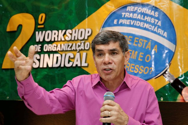 "Nunca vi ofensiva tão grande sobre os direitos dos trabalhadores", diz diretor da UGT em workshop